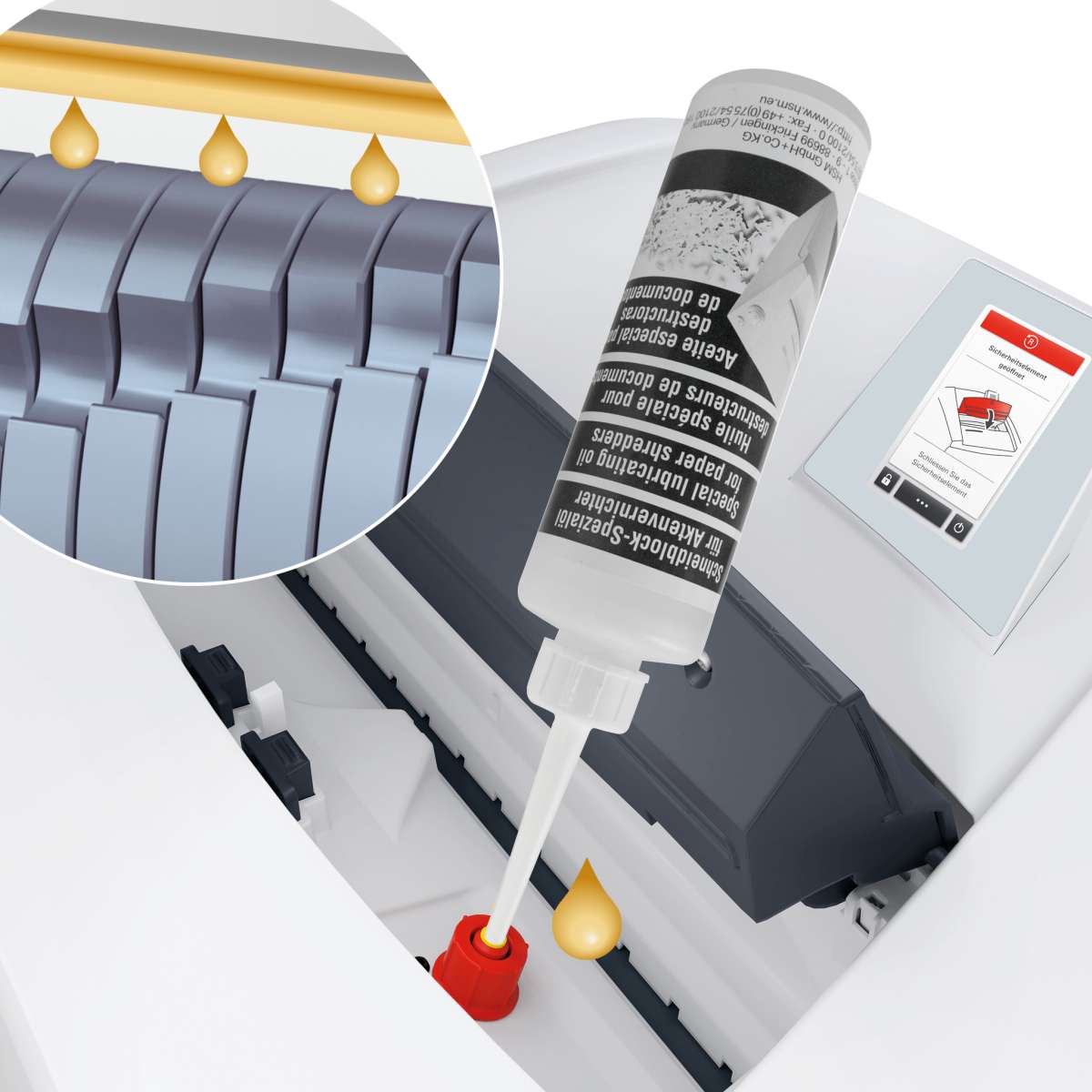 HSM Securio P36i Level P-7 OMDD Combo Paper & Optical Media Shredder (NSA Listed)