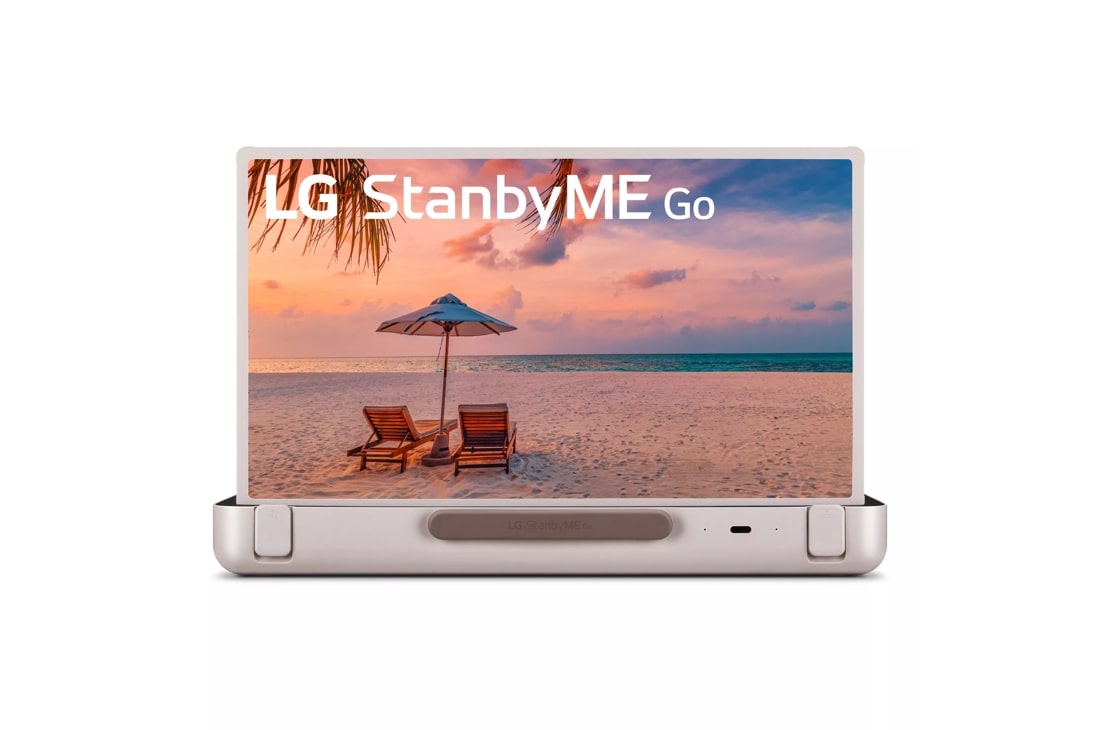 LG StanbyME Go - 27" Portable Smart Screen Briefcase Design Wireless, Built-in Battery & Touch Control