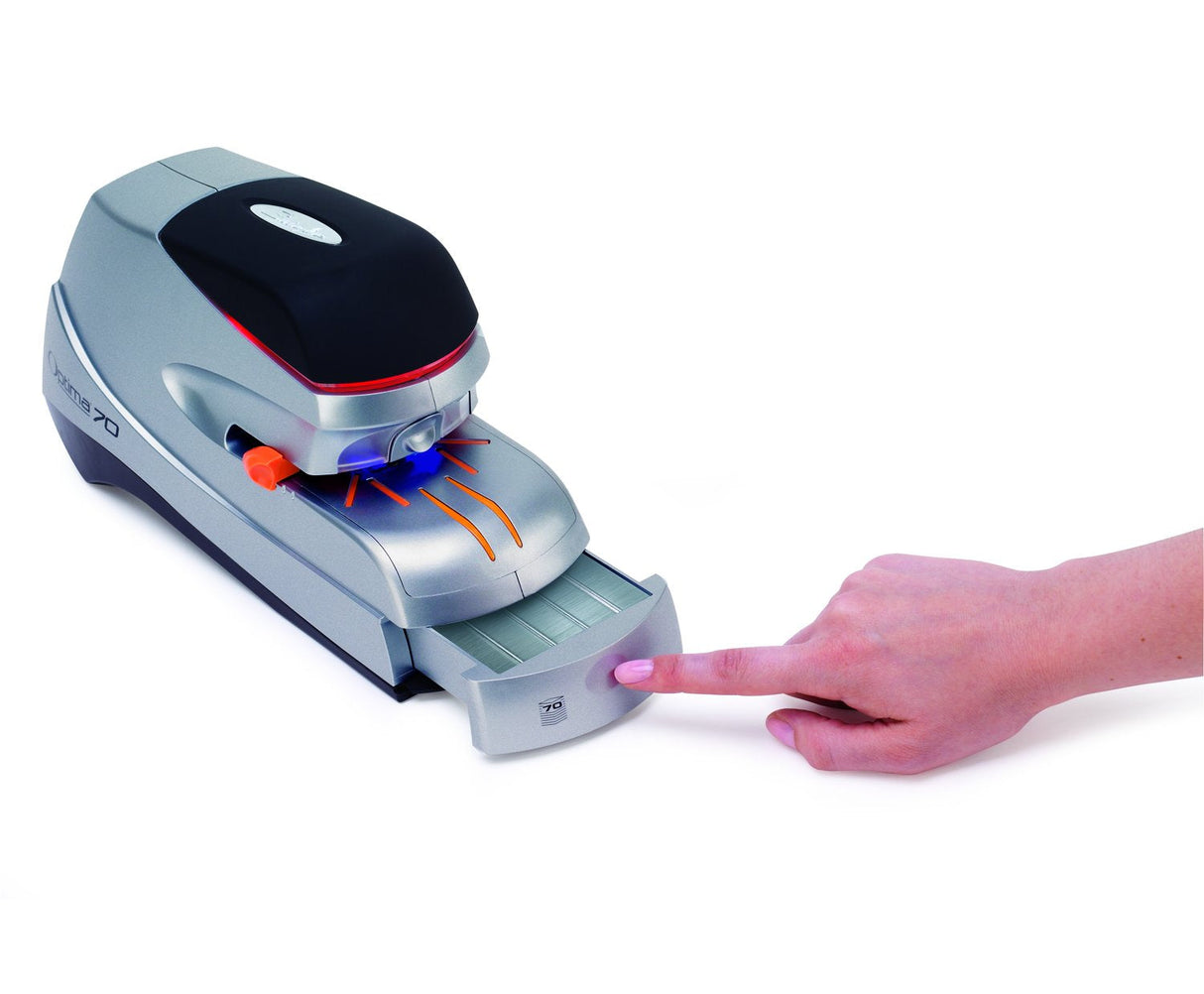 Swingline Optima 70 Electric Stapler - Silver, 70 Sheet Capacity