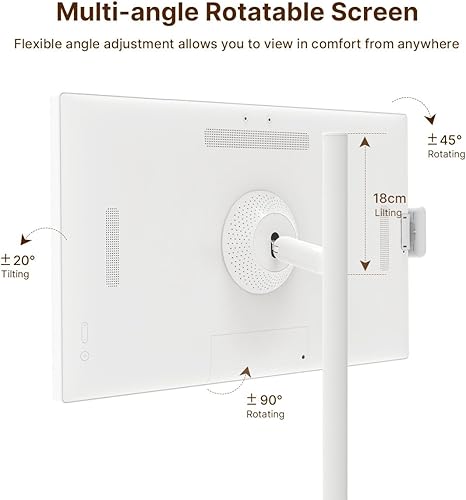 ApoloSign - 32" Portable Rotatable Monitor Incell Touch Screen, Built-in Battery & Android OS