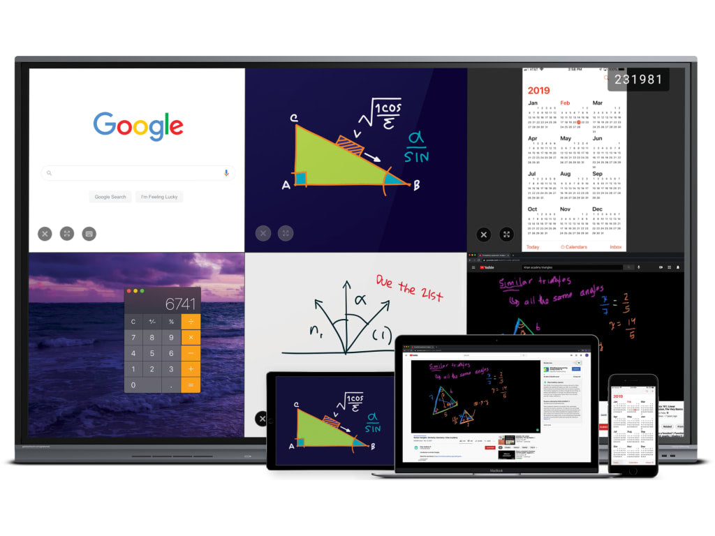 Clear Touch 86" Interactive Flat Panel Display Interactive Flat Panel Display