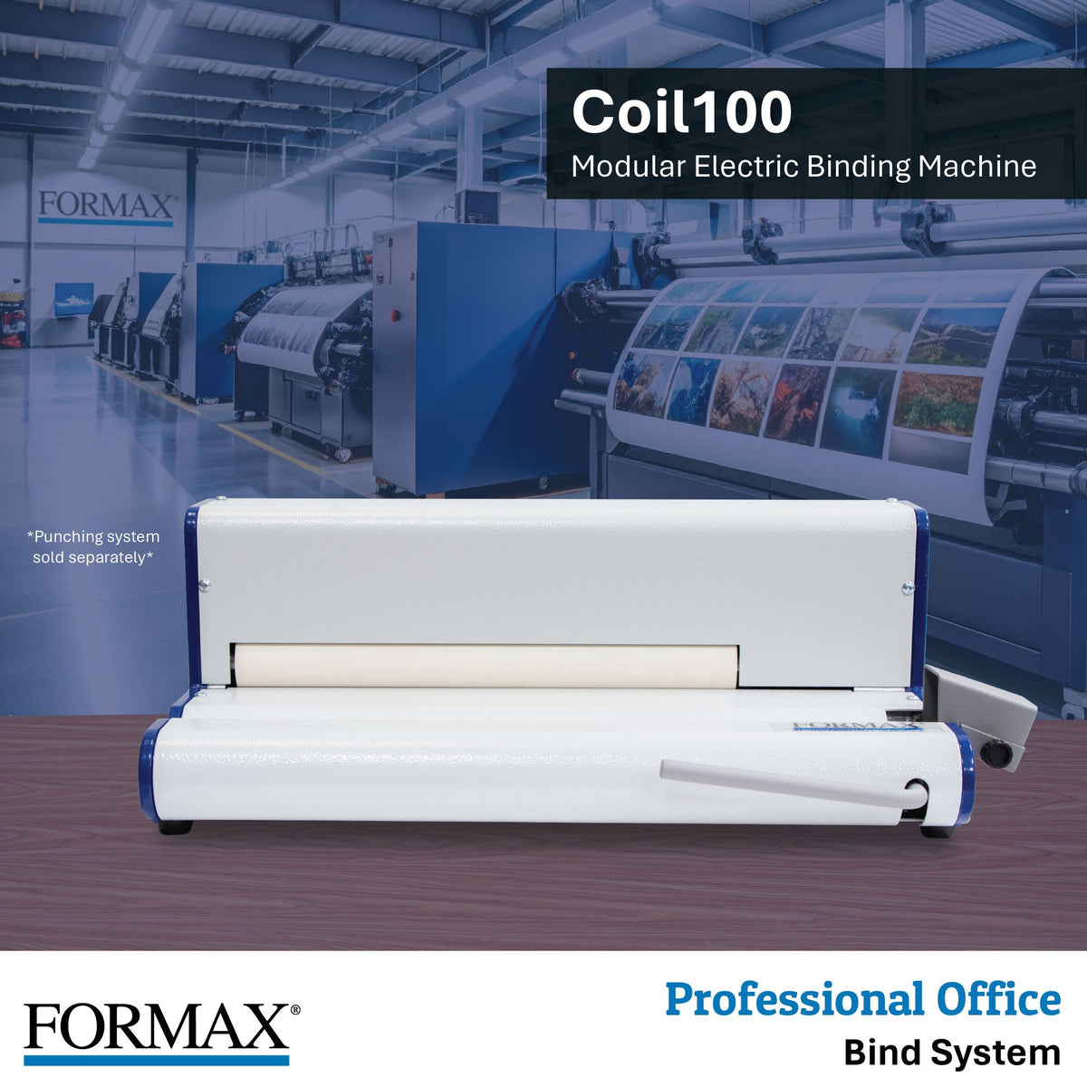 Formax Coil100 Electric Coil Binding & Crimping Machine