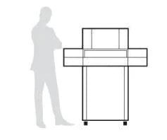 The image of MBM Destroyit 4107 Strip Cut Shredder (3/8 inch)