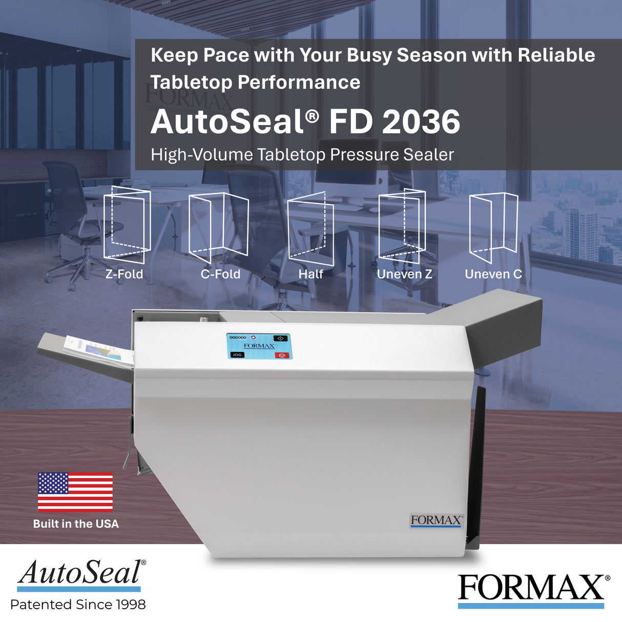 Formax AutoSeal FD 2036 Pressure Sealer