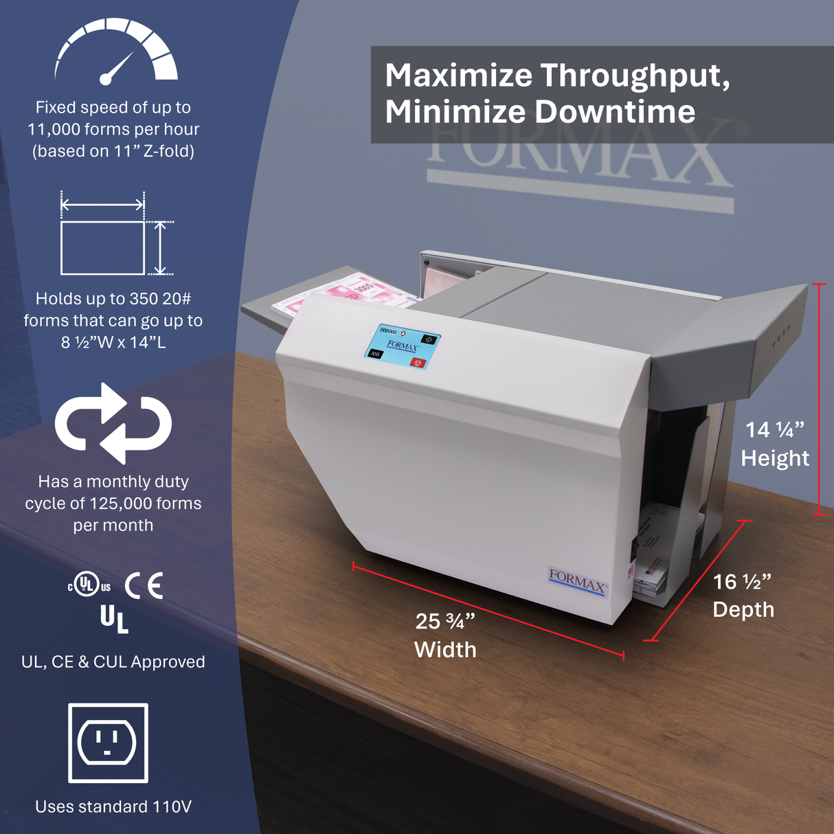 Formax AutoSeal P2036 High Volume Tabletop Pressure Sealer Package