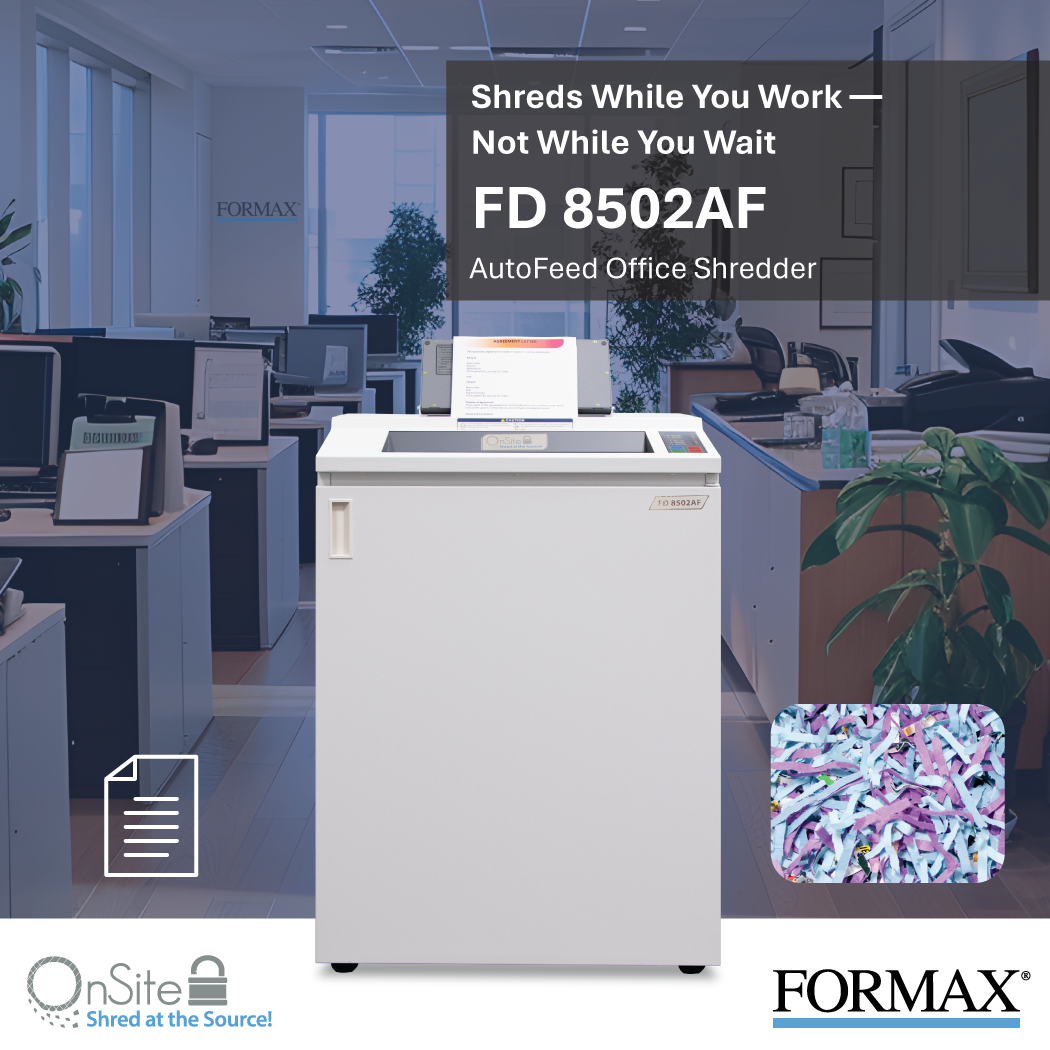Formax FD 8502AF AutoFeed Office Shredder
