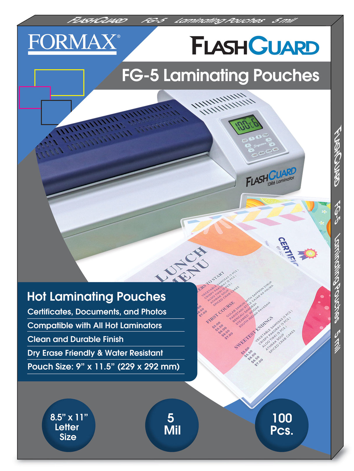 Formax FlashGuard 13R8 13" Pouch Laminator