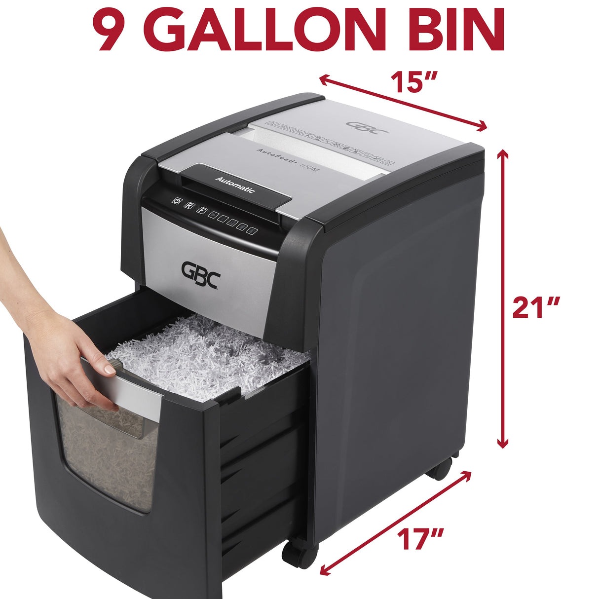 Image of GBC 100M Personal Autofeed+ Shredder