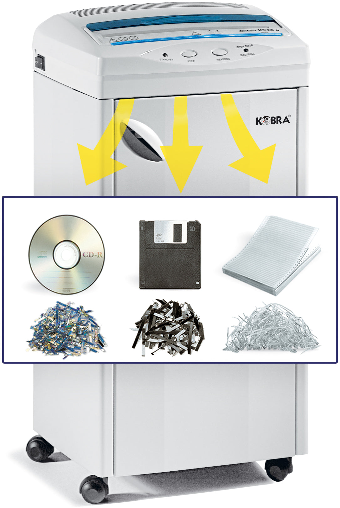 Kobra 300 SS4 Straight Cut Paper Shredder