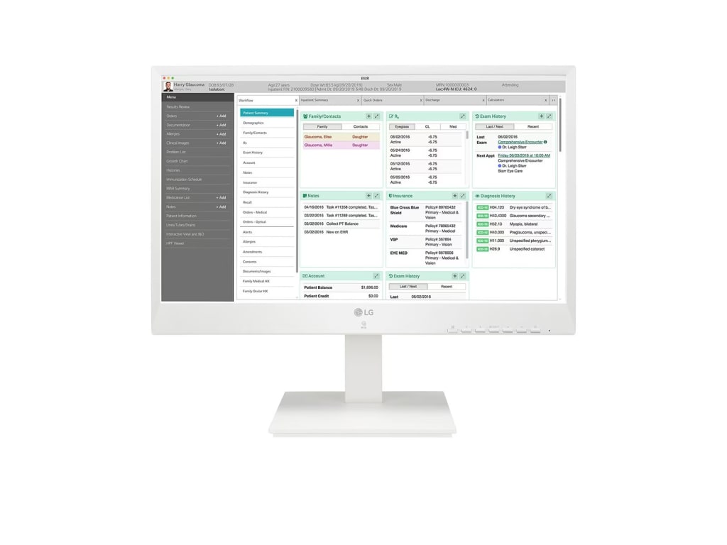 LG 24CN670NK6A - 23.8” IPS Full HD All-in-One Thin Client Display Bundle