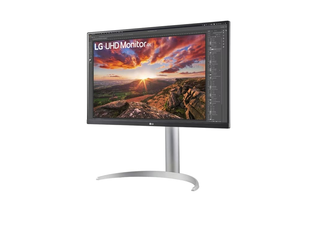 LG 27BP85UN-W 27-inch IPS 4K UHD Computer Monitor