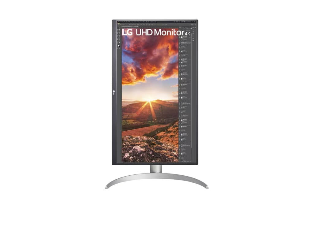 LG 27BP85UN-W 27-inch IPS 4K UHD Computer Monitor