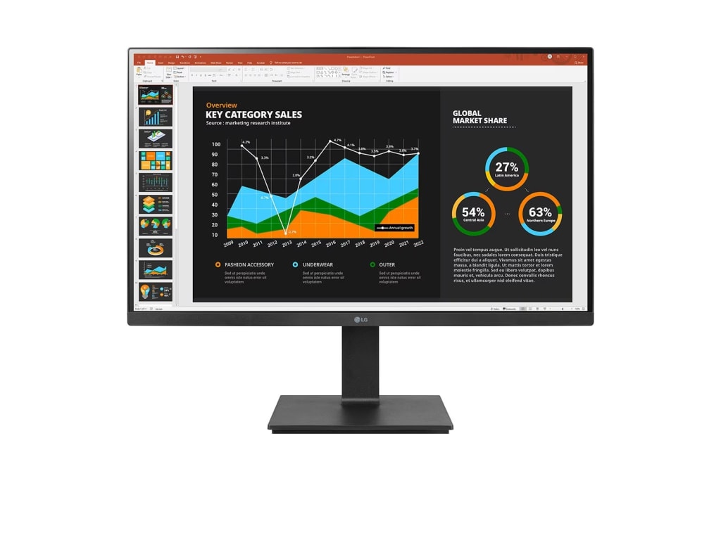 LG 27BQ75QC-B 27-inch QHD Monitor