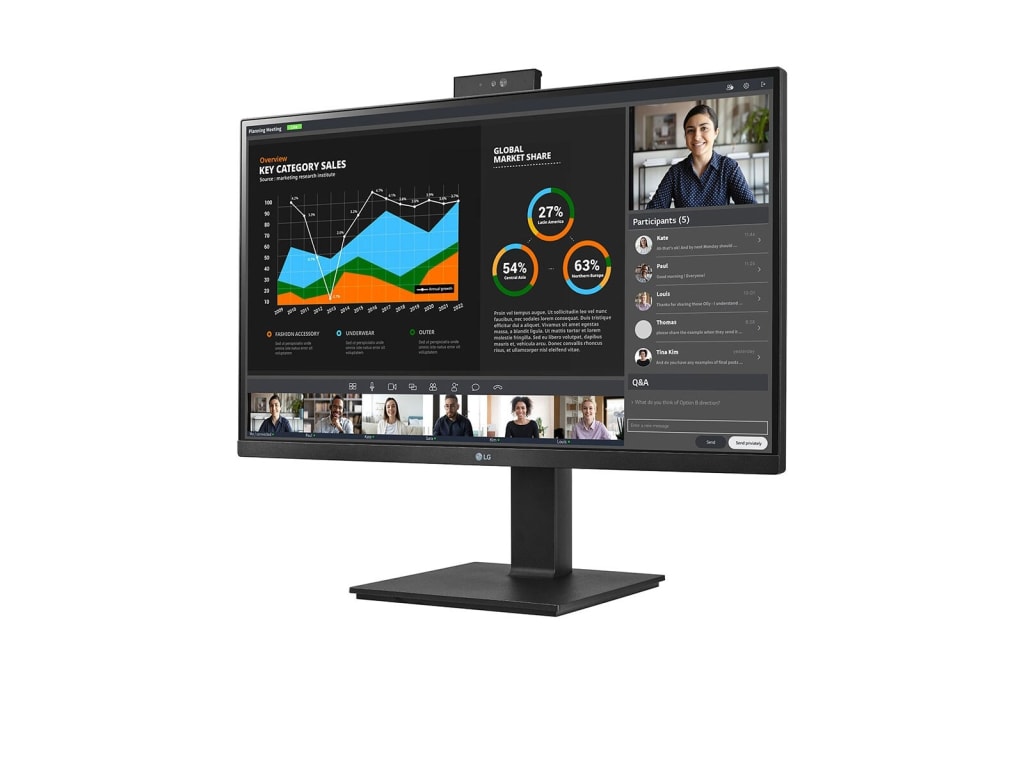 LG 27BQ75QC-B 27-inch QHD Monitor