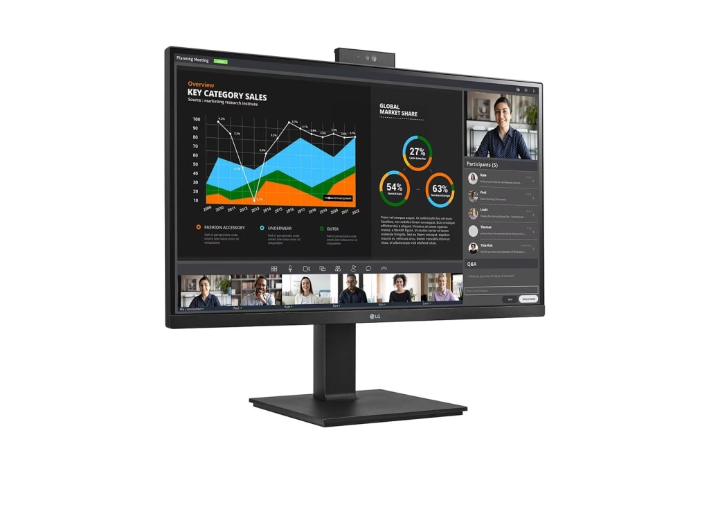 LG 27BQ75QC-B 27-inch QHD Monitor