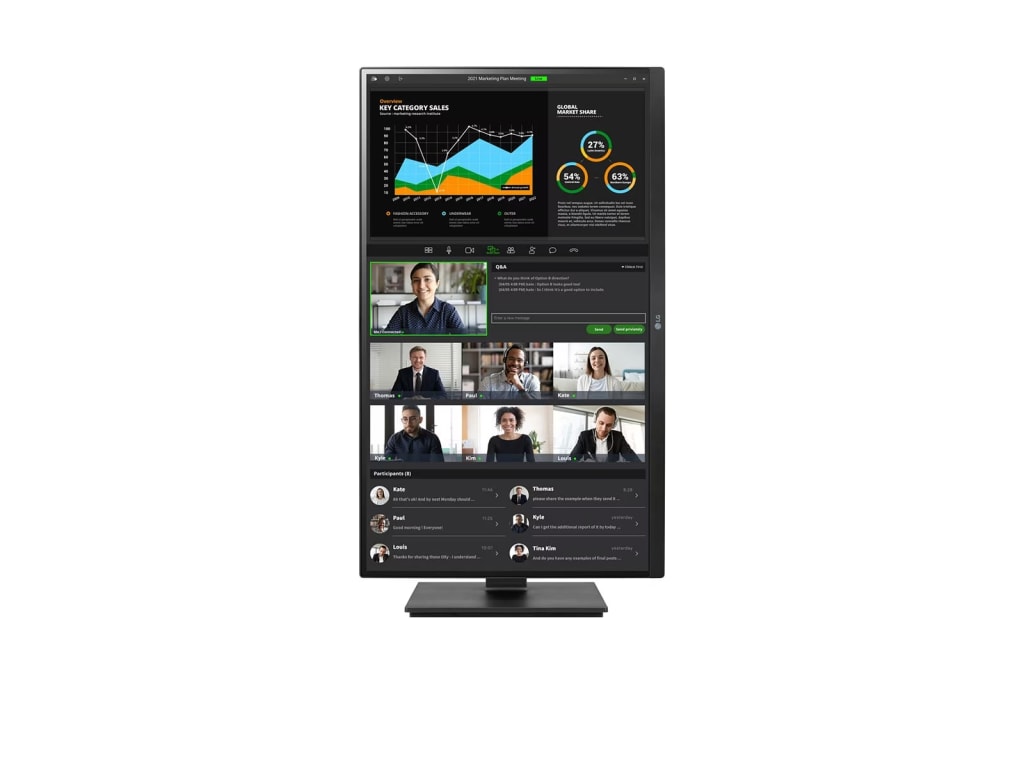 LG 27BQ75QC-B 27-inch QHD Monitor