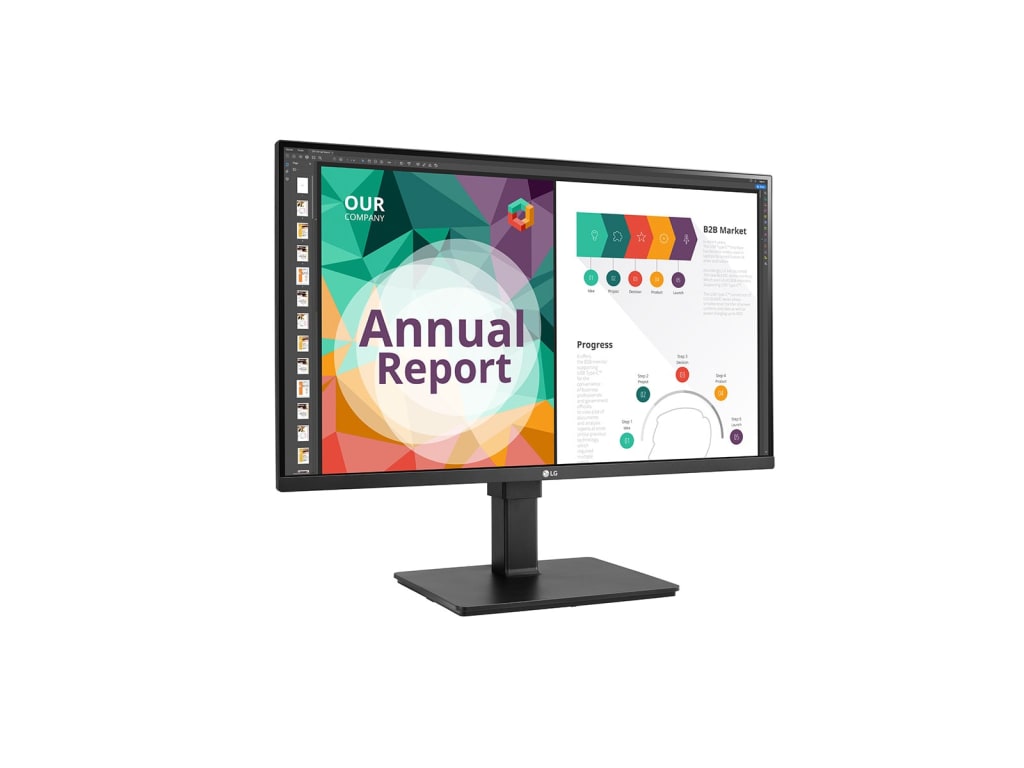 LG 32BN67U-B 31.5” HDR10 IPS UHD 4K Monitor - DCI-P3 95% (Typ.), AMD FreeSync