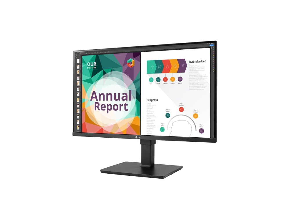 LG 32BN67U-B 31.5” HDR10 IPS UHD 4K Monitor - DCI-P3 95% (Typ.), AMD FreeSync