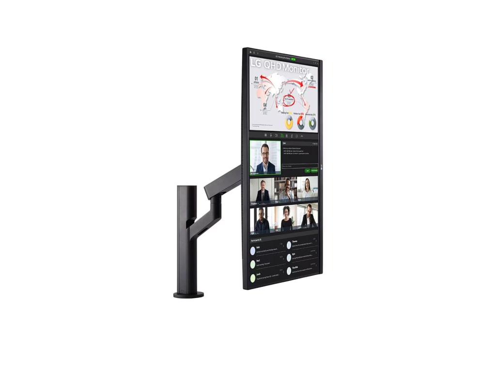 LG 32BP88Q-B 32-inch QHD IPS Ergo Monitor