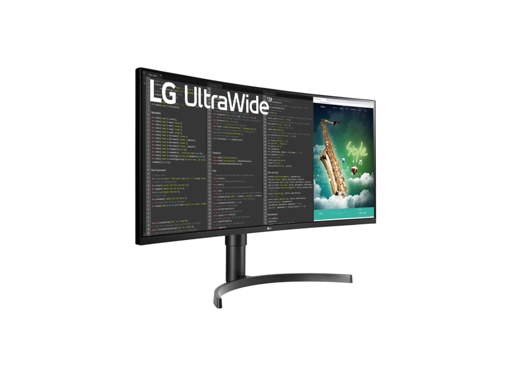 LG 35BN75CN-B 35" VA HDR QHD UltraWide Curved Monitor