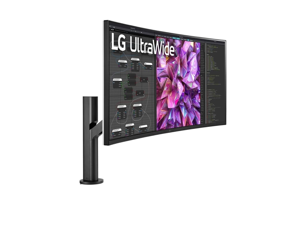 LG 38BQ88CW 38-inch UltraWide QHD+ Curved Ergo Monitor