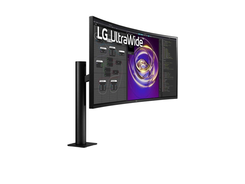 LG 34BP88CN-B 34-inch UltraWide Curved Ergo Monitor
