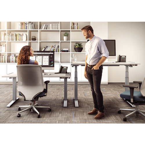 Fellowes High Pressure Laminate Desktop Gray - 72"x30"