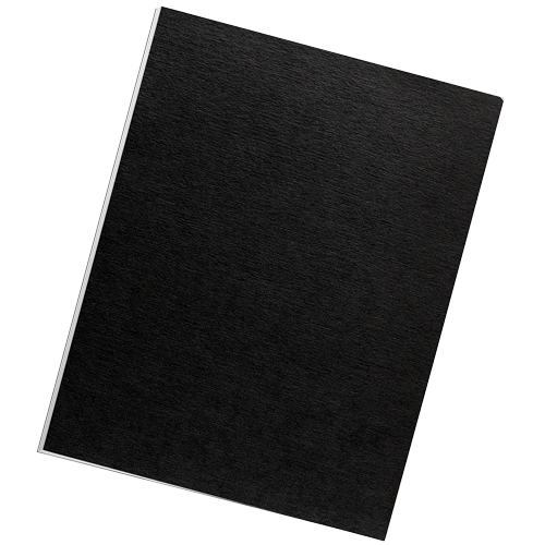 Fellowes Expressions Linen Presentation Covers - Letter Size, Black Color, 200 Pack