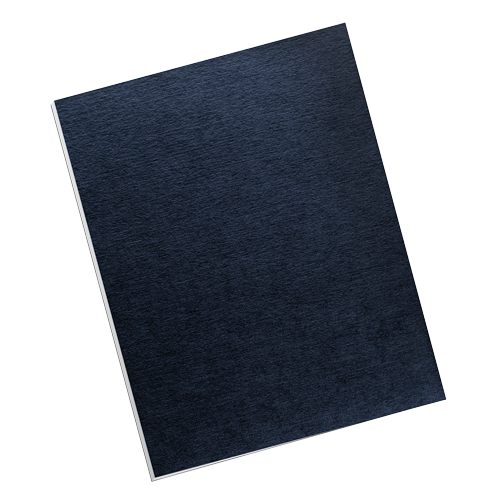 Fellowes Expressions Linen Presentation Covers - Letter Size, Navy Blue, Pack of 200