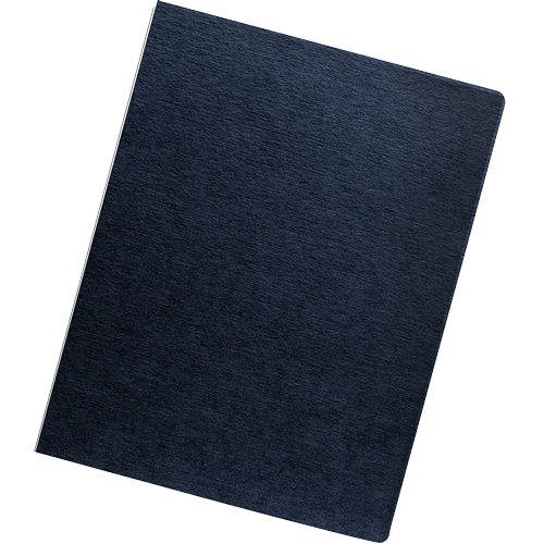 Fellowes Expressions Linen Presentation Covers - Jumbo Size, Ebony, 200 pack