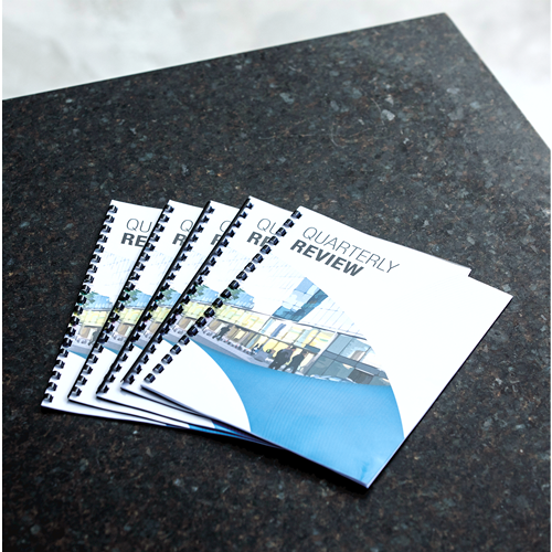 Fellowes Black Plastic Combs - Oval Back, 1-1/2", 340 sheets, Pack of 10