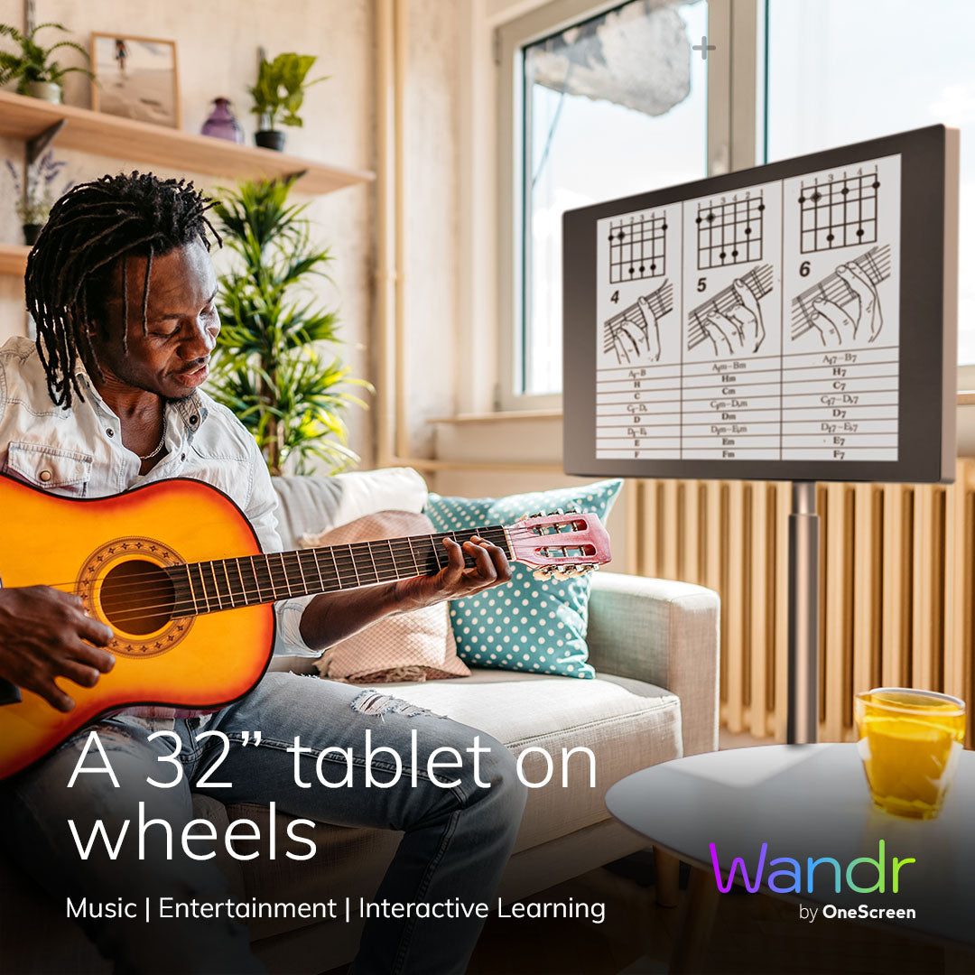 OneScreen Wandr - 32" Portable Smart Display, 4K Touchscreen, Android 13