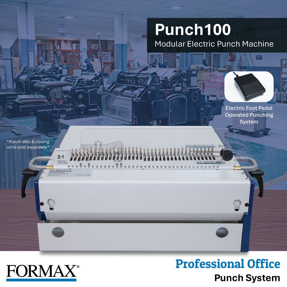 Formax Punch100 Modular Electric Punching System