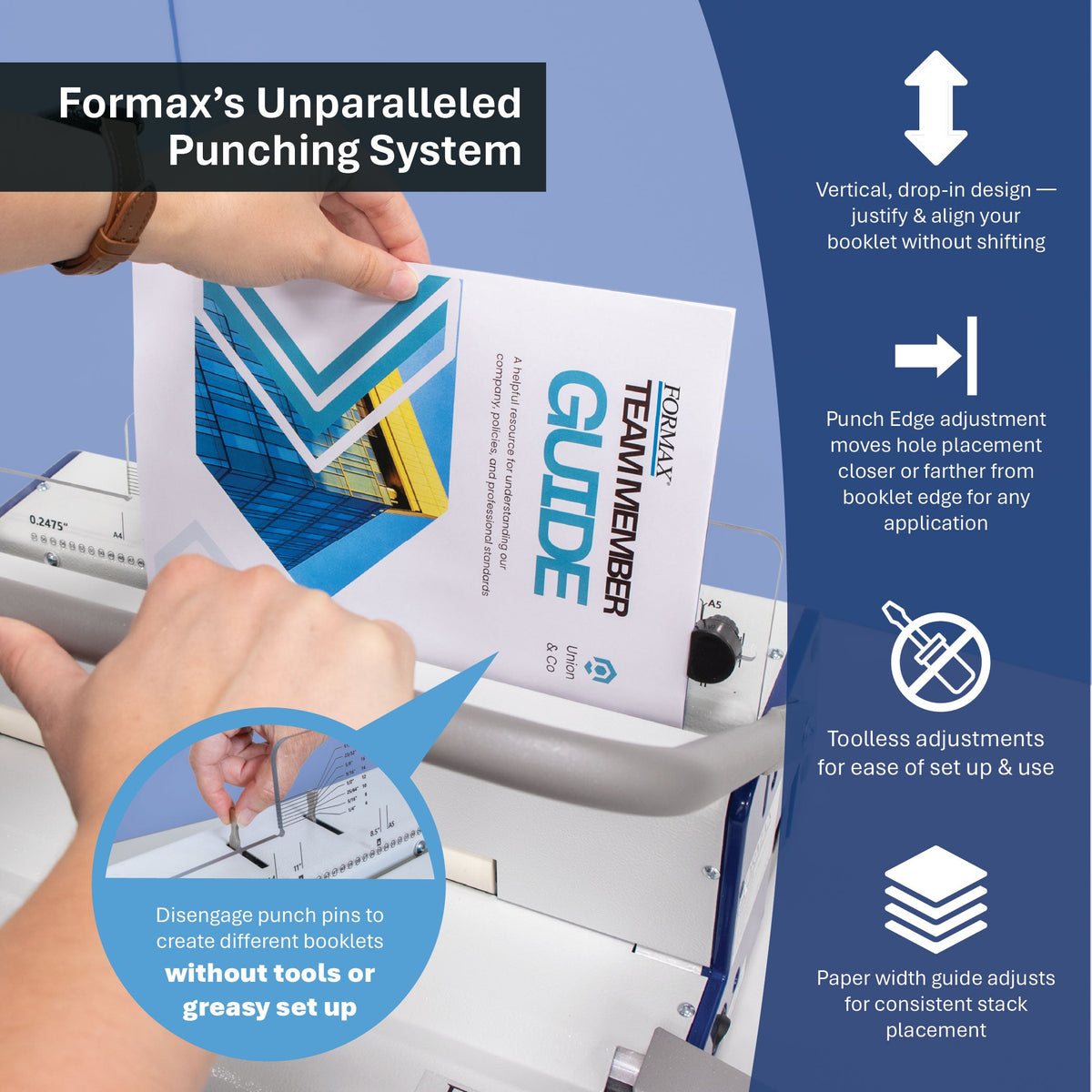 Formax ReadyCoilM Combination Punch & Coil Binding Machine