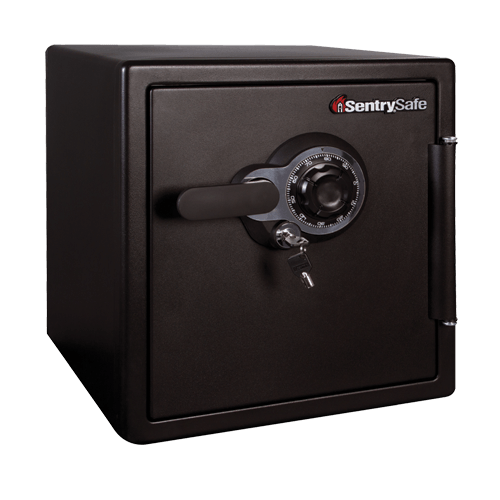 SentrySafe Fireproof and Waterproof Combination Safe - 1.19 Cubic Feet, Combination Lock, 17.8 x 16.3 x 19.3 Inches, 87.34 lbs