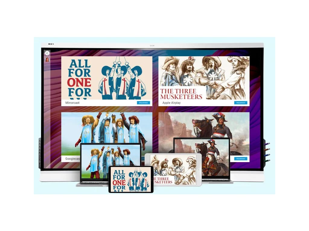 Smart 6286SCPW 86" Interactive Whiteboard