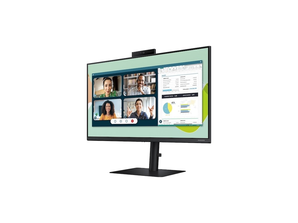 Samsung S24A400VEN - 24" Monitor Flat with Built-in Webcam and IPS Panel