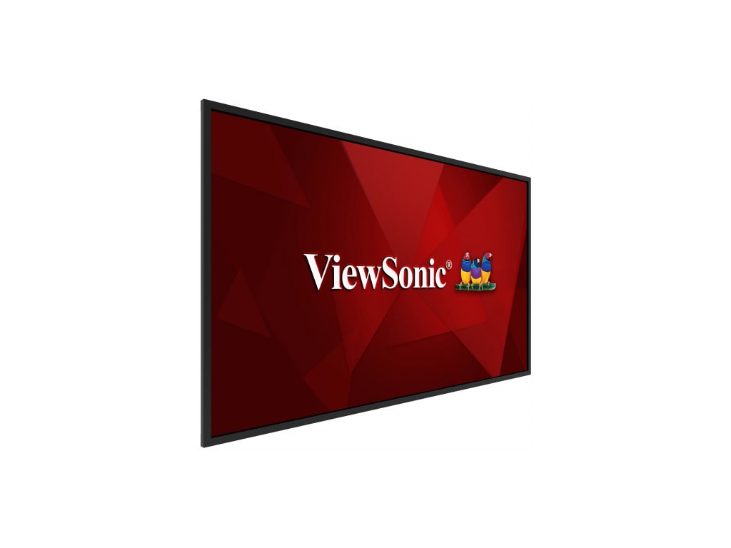 ViewSonic CDE5520-E1 55" Presentation Screen Bundle (Black)