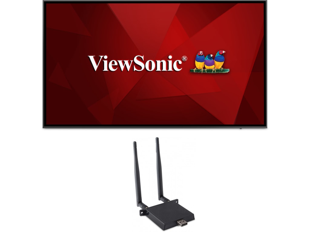 ViewSonic CDE8620-W1 86" Presentation Screen (Black)