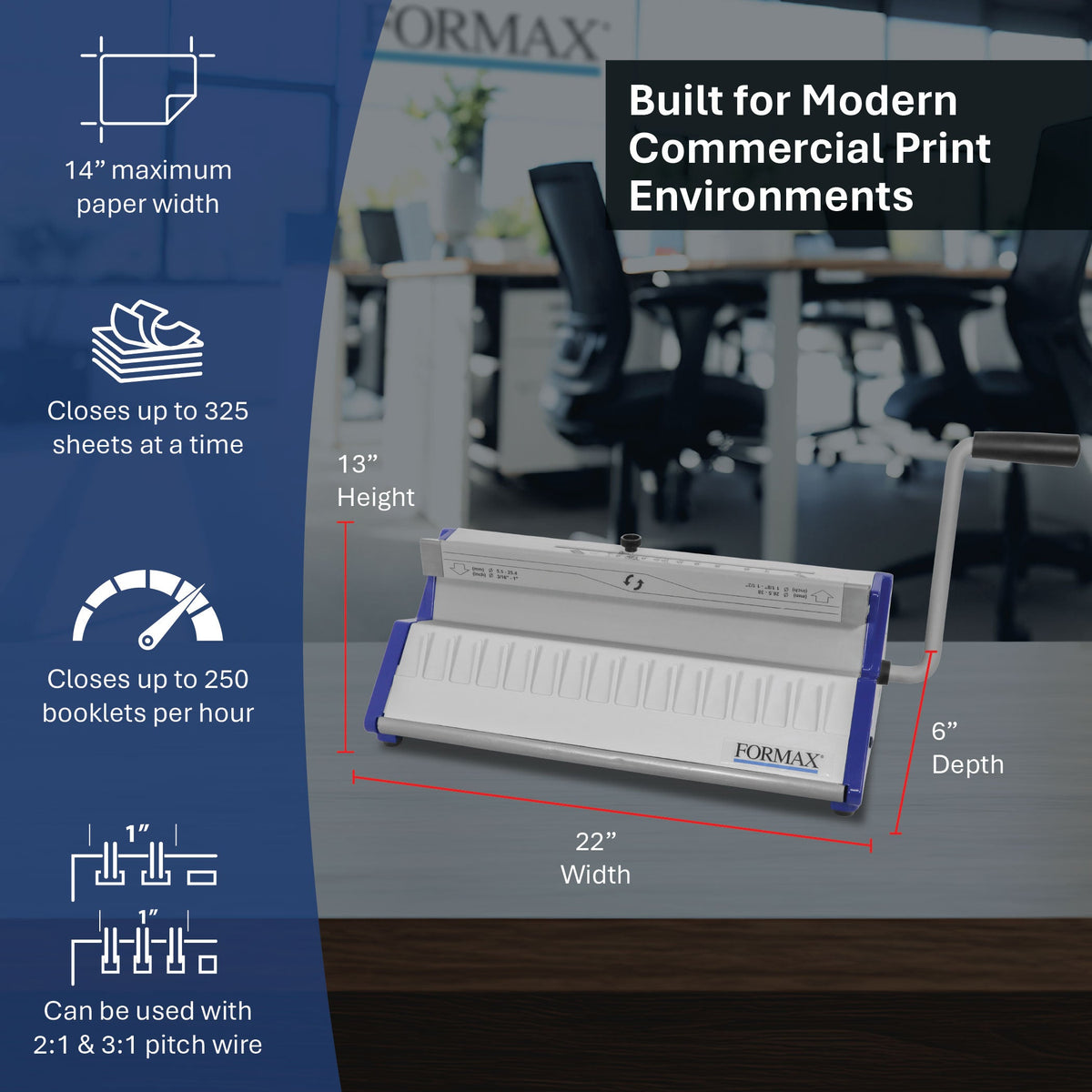 Formax Wire100 Manual Wire Binding Machine