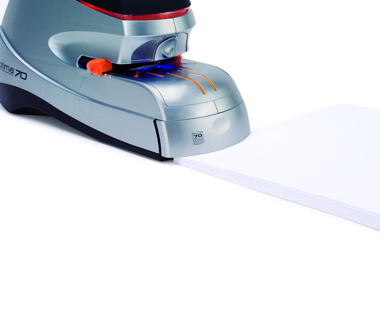 Swingline Optima 70 Electric Stapler - Silver, 70 Sheet Capacity