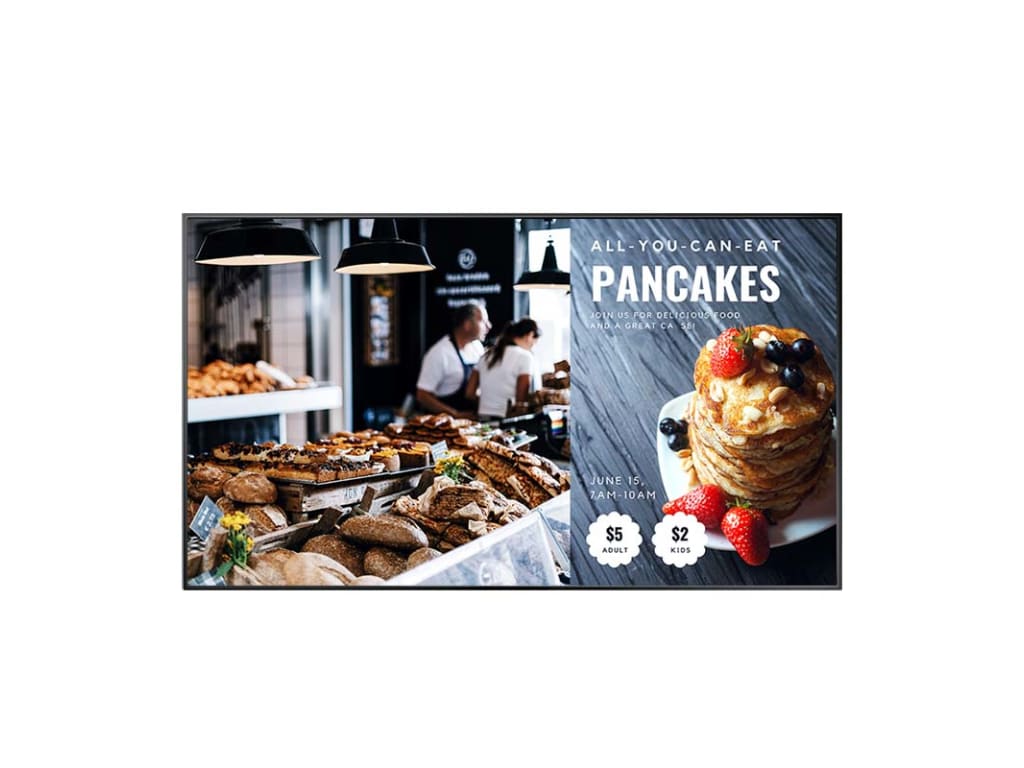 AG Neovo NSD-6501Q 65" Digital Signage Display 4K UHD