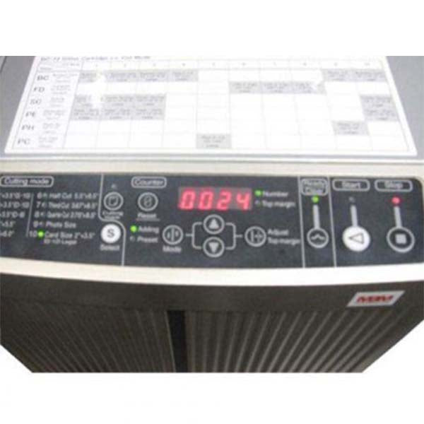 MBM BC 12 Tabletop Card Slitter