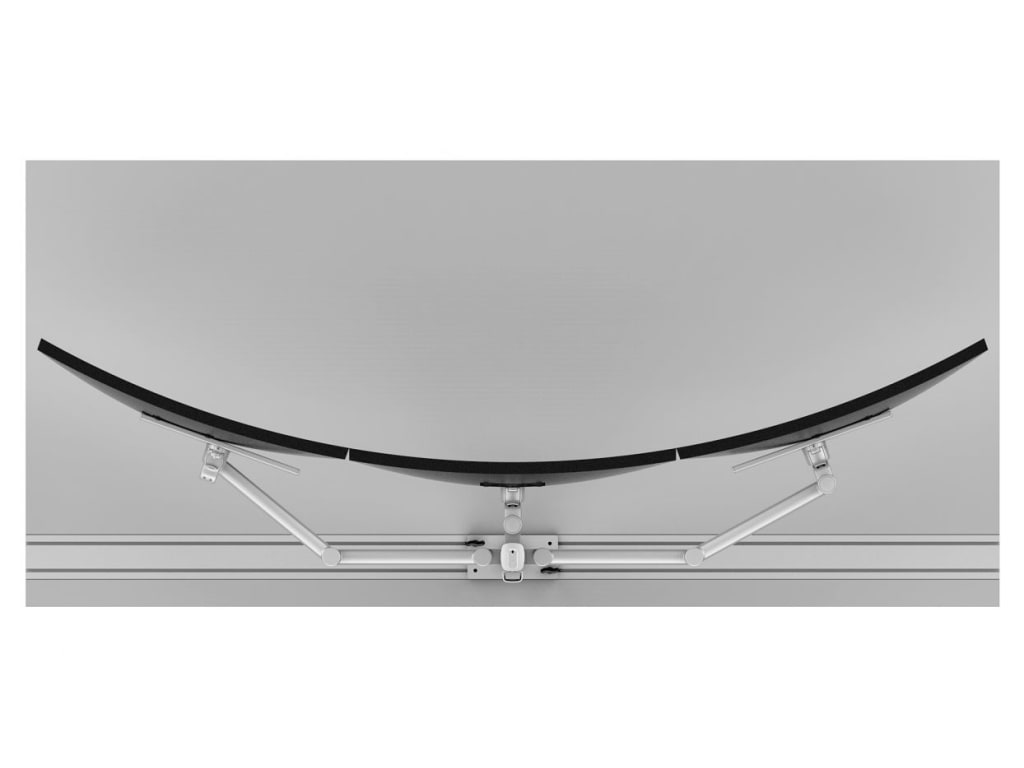 Atdec AWMS-3-137S4-H-B Triple Monitor Arms (Black)