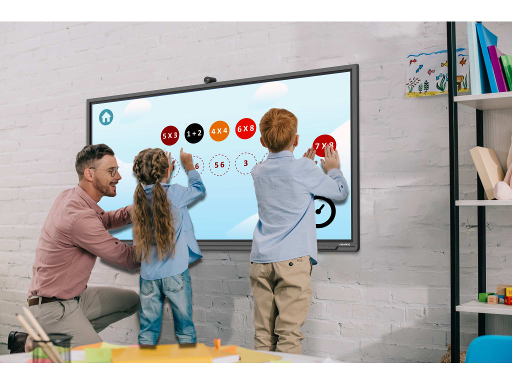 NewLine TT-7521Q 75" 4K UHD Interactive Flat Panel Display