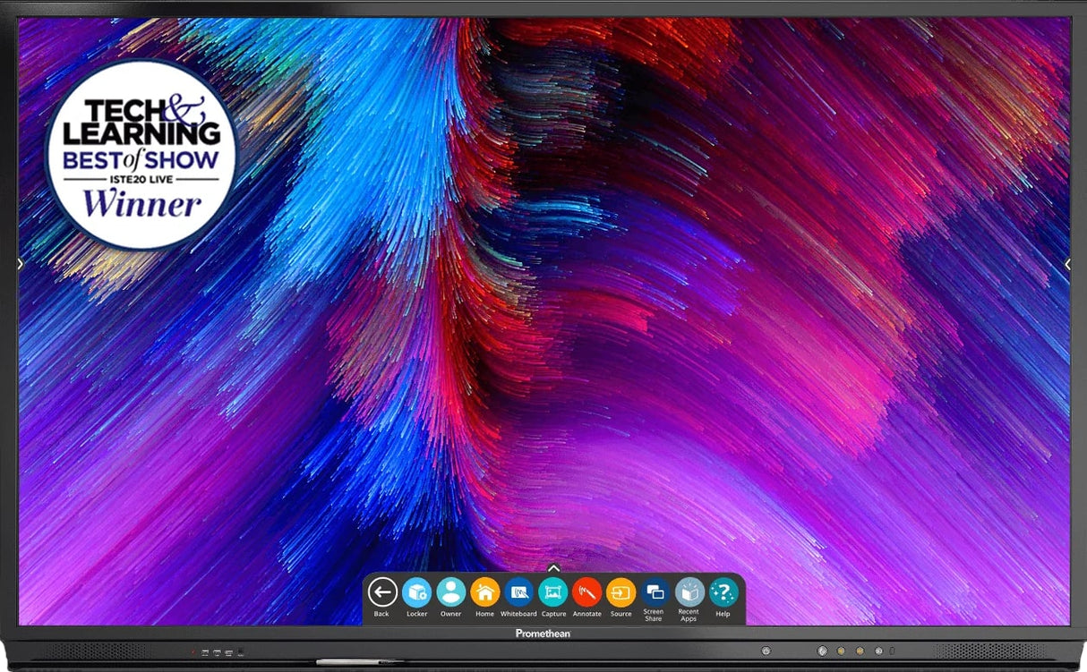 Promethean AP7E-U86-NA-1 86" Nickel Interactive Flat Panel Display Bundle