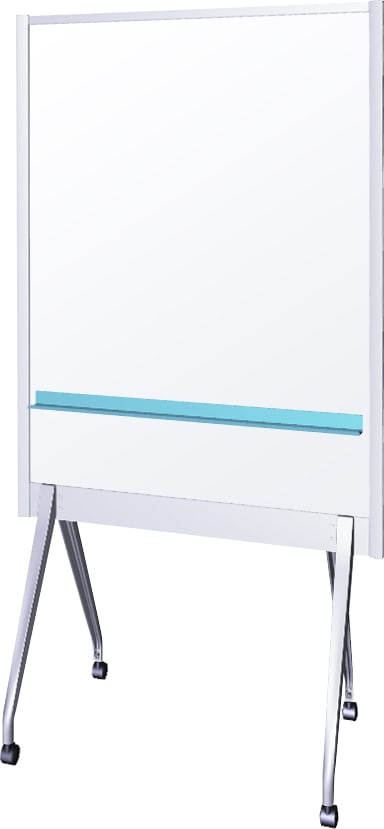 CELL PLUS 428 Mobile Partition Double-sided Whiteboard - Grey