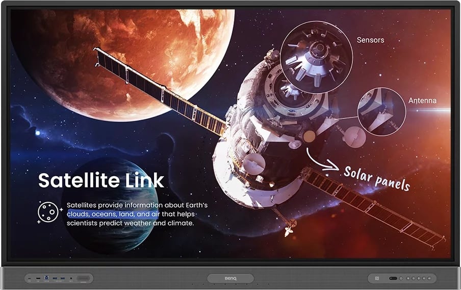 BenQ RP6503 65" Interactive Flat Panel Display Screen Board Pro for Education