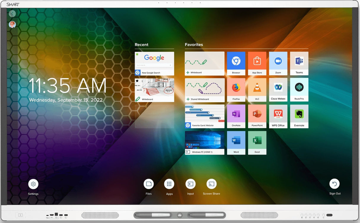 Promethean AP7E-U75-NA-1 75" ActivPanel Nickel Interactive Flat Panel Display