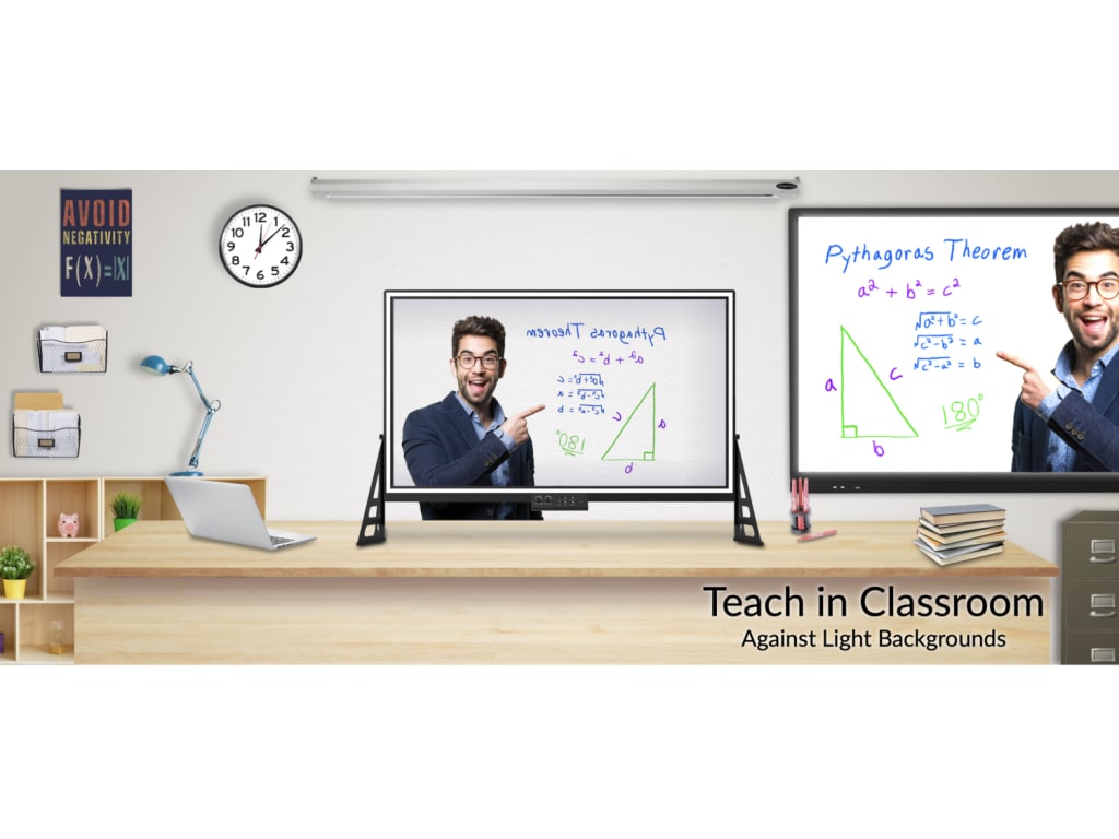 HoverCam eGlass 35 - 35-Inch Transparent Writing Glass with Camera